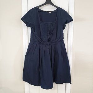 Navy Blue 100% Cotton Eshakti Dress